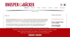 Desktop Screenshot of knusperbaecker.com